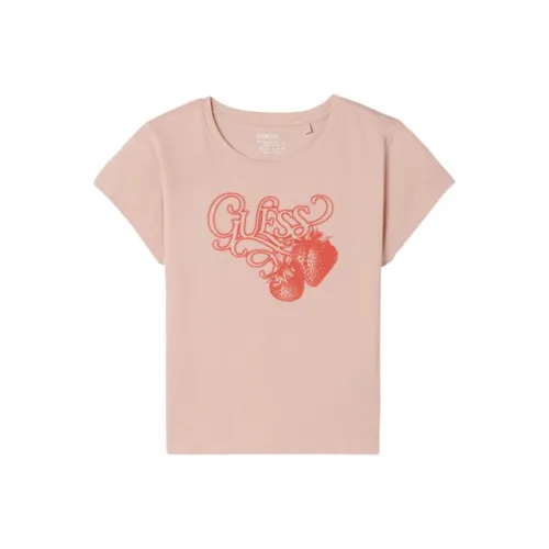 GUESS Светло-розовые Женские T-рубашки