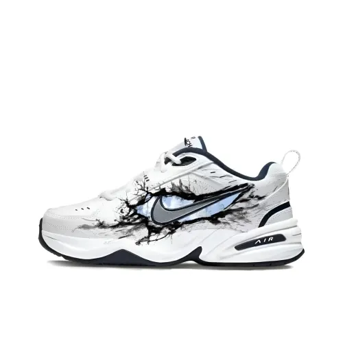 Nike Air King 4 Пава OF Веном Устойчивые к истиранию Низкие Кроссовки Унисекс Белые