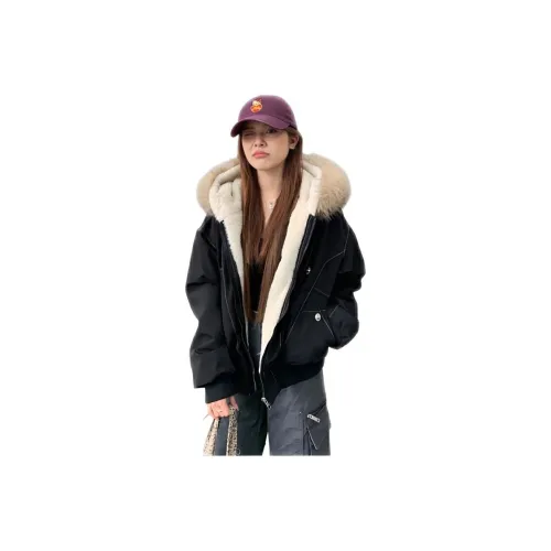 Genius Pooh Женская одежда Пальто Пуховая куртка Унисекс