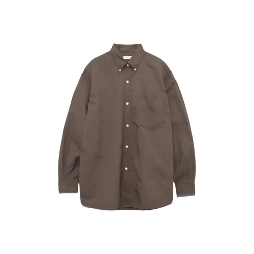 Nanamica Fw25 Пуговица Пуховые куртки Ветер Рубашка Мужской