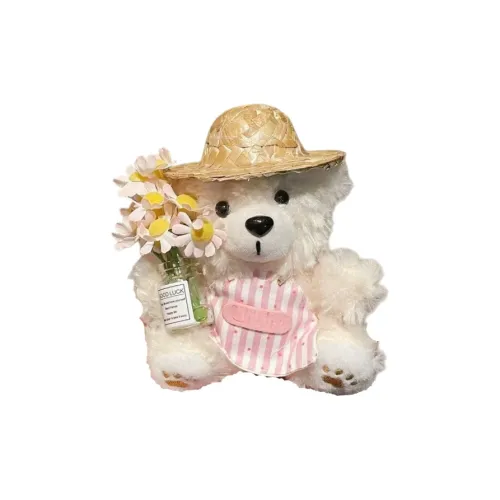Cute Chip Милый Креативный Обнимающий Цветочный Дизайн Teddy Bear Plush Подвеска 10 см Длина Тела