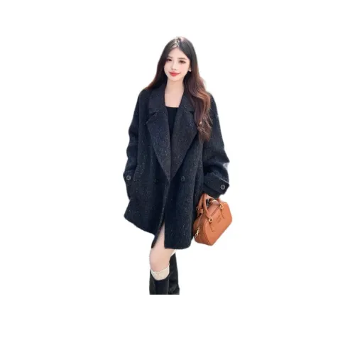 HKPXR Черное Женское Пальто