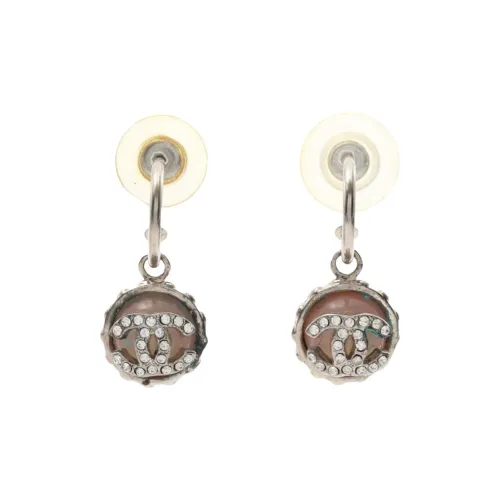 CHANEL Серьги из металла женские цвет умбра