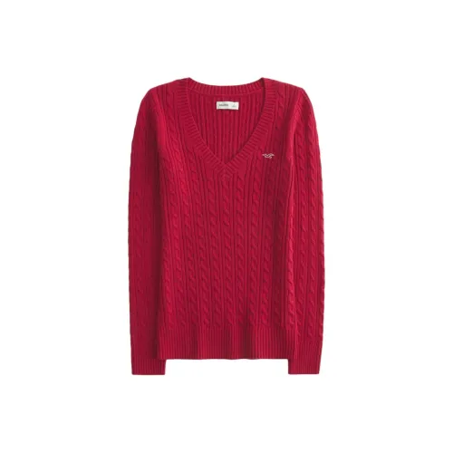 Hollister Red Женские T-рубашки