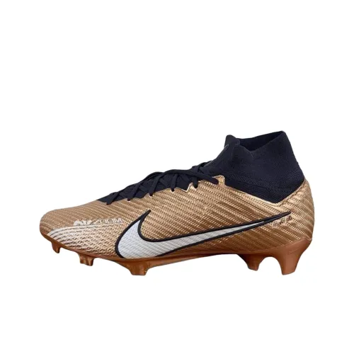 Nike Mercurial Superfly 9 Elite Мужские футбольные бутсы устойчивые к истиранию золотые