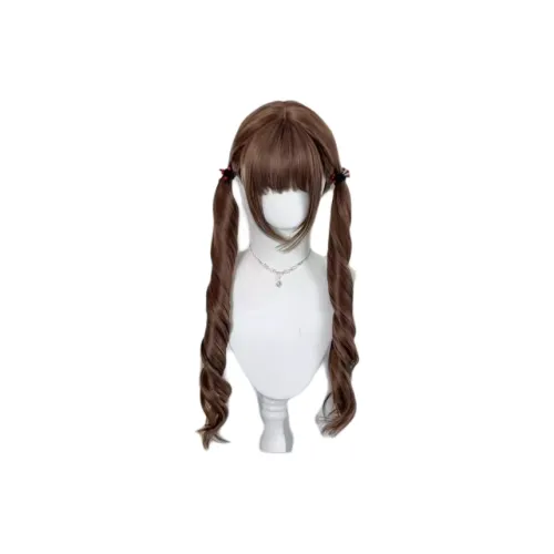 Northward Incline Lolita Double Ponytail Роман Кудрявый Женская Перука Японский стиль Длинные Закрученные Волосы