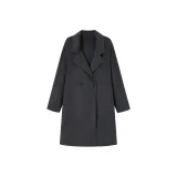 Серое пальто из кашемира