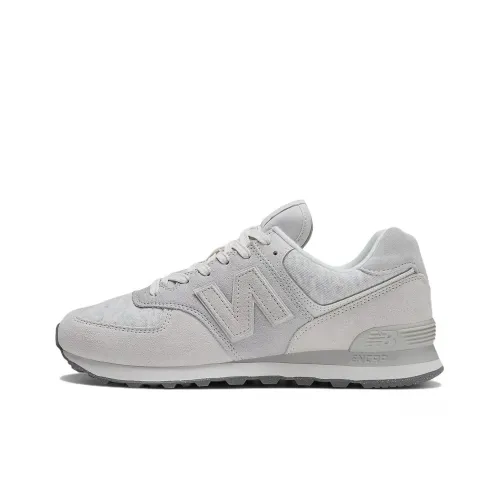 New Balance NB 574 Износостойкие Дышащие Низкие Кроссовки для Бега Унисекс Серые