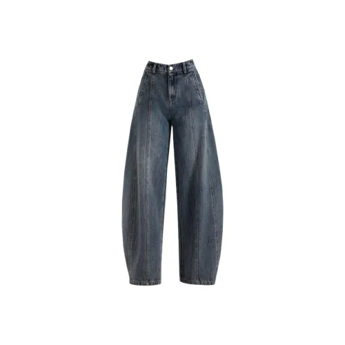 You Cow Me Pants Винтажные синие женские джинсы