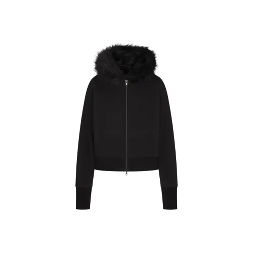 SKIMS Праздника Fw25 Хлопок Флис Искусственный мех Подкладка ZIP UP Толстовка Свитшот Женские