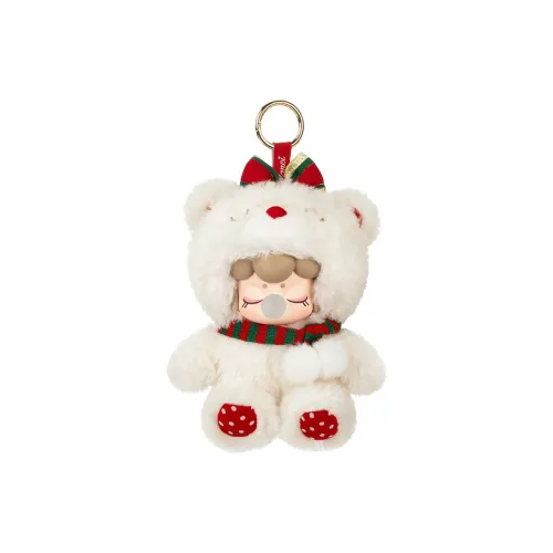 RuoLai Nanci Rakuon Рождество Bear Plush Брелок 13 см Длина Тела