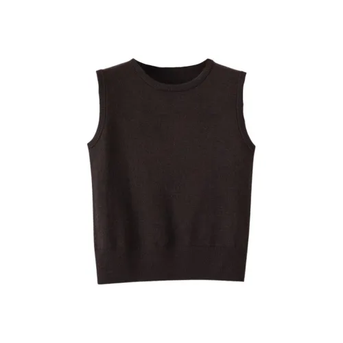 Late White Вязаный жилет Женские