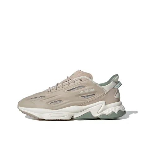 Adidas Originals Ozweego Износостойкий и Легкий Низкий Топ Кроссовки с Толстой Подошвой Унисекс Хаки