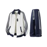 Бело-серый + Темно-синий