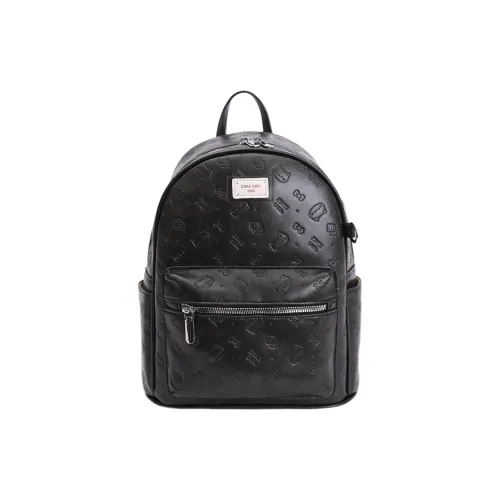 Tezimyt ПУ (полиуретан) Рюкзак Женские Кофейный Коричневый Черный