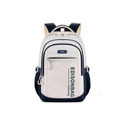 EDISON Nylon Студенческая сумка Унисекс Королевский синий Черный Яшма