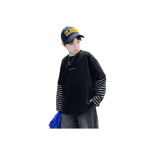 Lanza Повседневный свитшот Зимний Черный Подростки