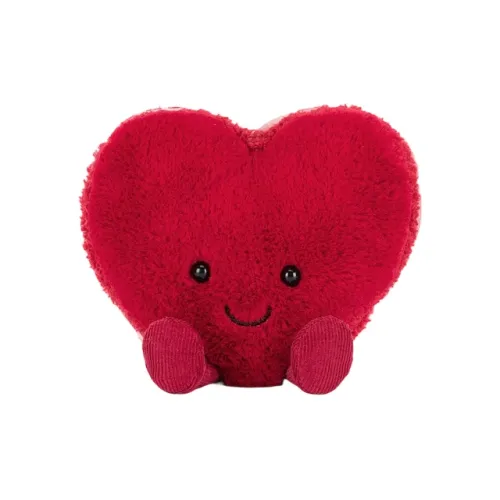 JELLYCAT Интересная Еда Elate Сердце Куклы Плюшевая Кукла 10 см Длина Тела В Сидячем Положении
