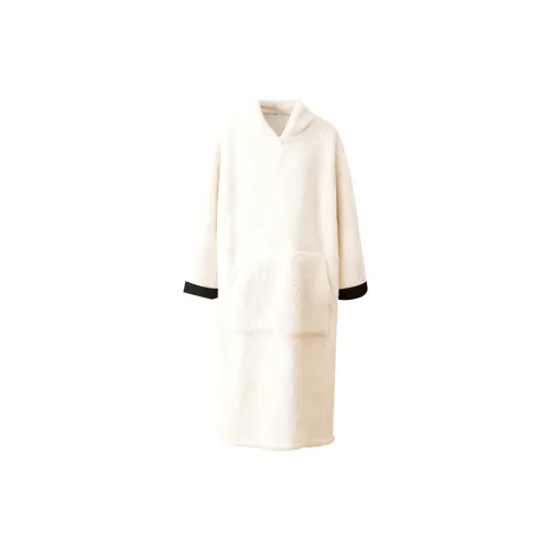 NITORI Гигроскопичность Утепление Домашняя одежда Обернутый В Овчина Волк Женские Банные халаты