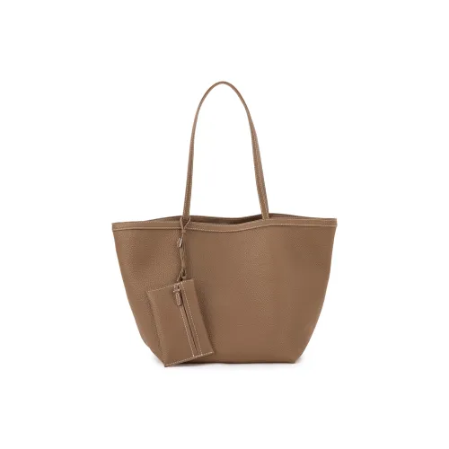 VENOF Сумка Tote из крупнозернистой текстуры коровьей кожи сумка через плечо большая женская слоновая серый кленовый красный коричневый сумеречный черный