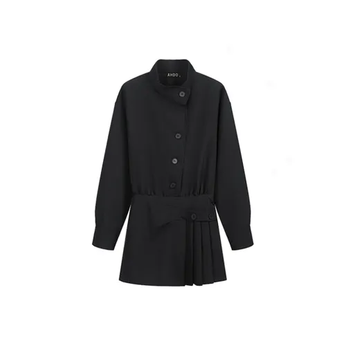 AHDO Длинное платье с длинными рукавами женское