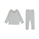 Белое основание, цветочный узор