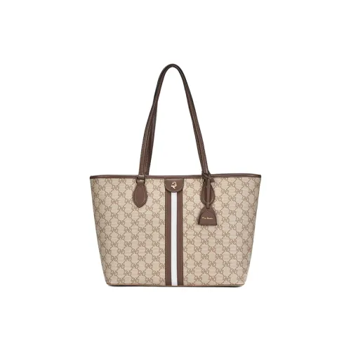 PIERRE CARDIN PVC Сумка через плечо Стандартная Женская Кофейного цвета