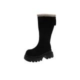 Флисовая подкладка, черного цвета