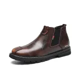 Коричневый с флисовой подкладкой