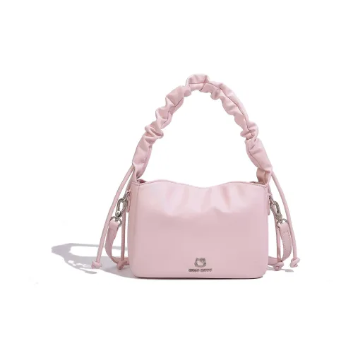 Sanrio Hello Kitty PU (полиуретан) Сумка Стандартная Женская Розовая Экрю