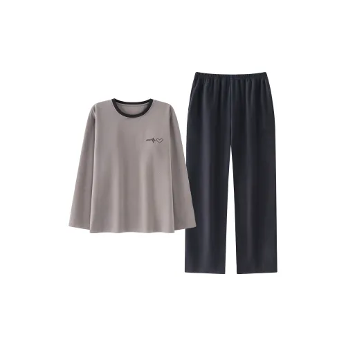 MADALLO Серый Мужской Пижамный Комплект