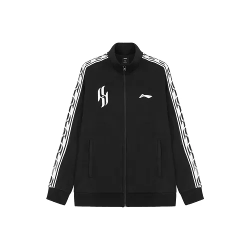 Лайнер [С флисовой подкладкой пальто] Черный унисекс куртки