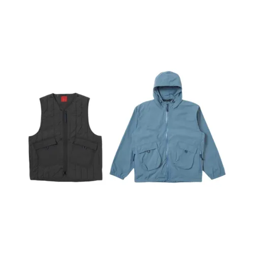 Universal Works Синий Fin Цвет Мужская Куртка