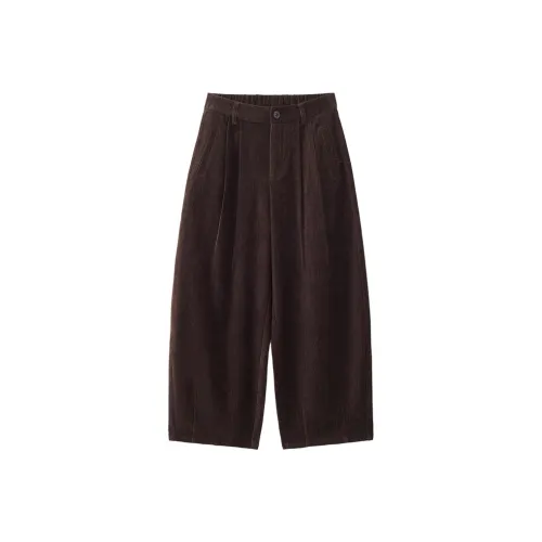 Giordano 08 Sugar Fried Каштановый Женские Повседневные брюки