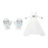 Снеговик Перчатка Shiro + Счастье Щенок Воздушная Камера Одеяло (Маленький Белый Версия)