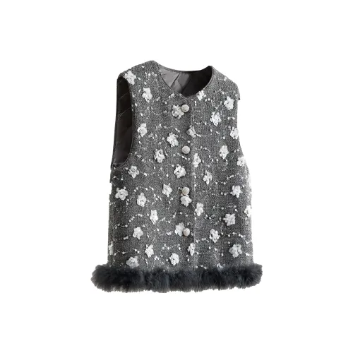 TOUCH Темно-серый Женский жилет