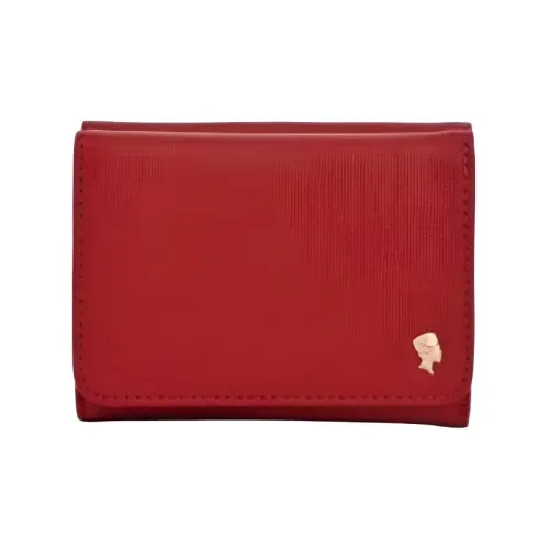 PORTER ПУ (полиуретан) Полиуретан Кошелек Унисекс Красный