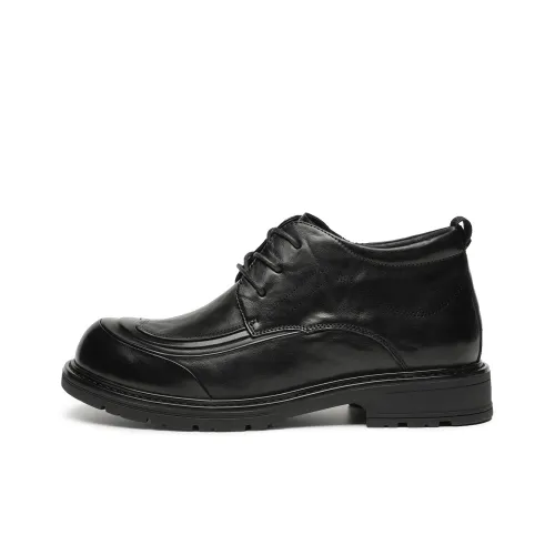 PT'SON 9,5cm Мартин Ботинок 3,0 Мужской Черный