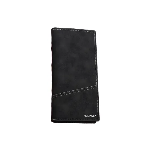 Mulinsen ПУ (полиуретан) Кошелек Мужской Черный Кофейный Коричневый