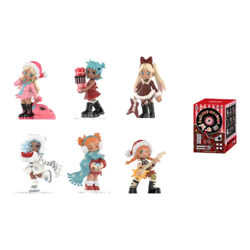 POP MART Коллаборация Holiday Suite Collection Lil Персик Riot Little Rebel Персик Слепые коробки