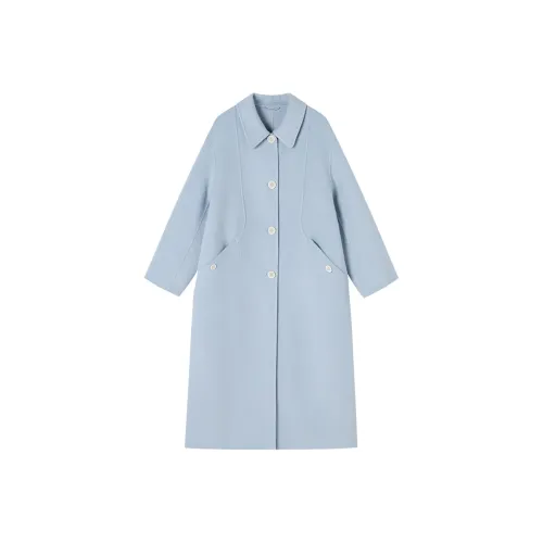 XIANGYING Морской синий Женское пальто