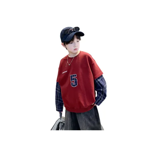 Lanza Повседневный свитшот Зимний Красный Подростки