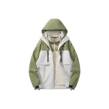 Белый с светло-зеленым (3-в-1 полярный флис, внутренний слой)