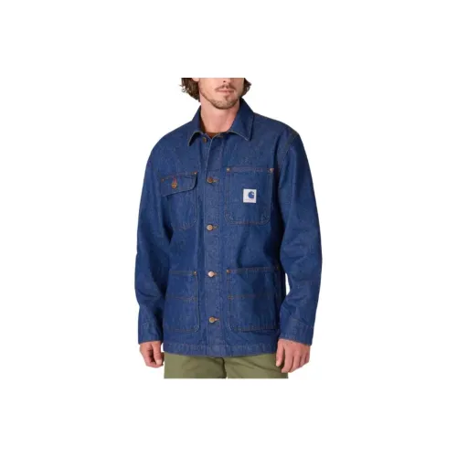 Carhartt 107554 FW25 Crafted Series Denim Chore Coat Shirt Men's