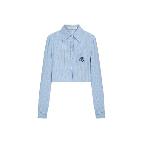 COVER TIME Blue Shirt Женская Рубашка