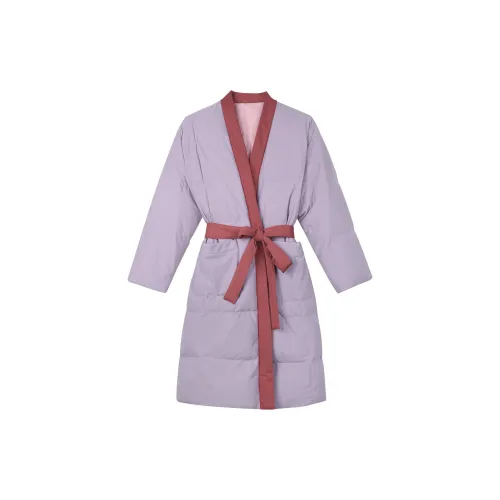 IIZZINI Золотистый Жасмин Женские Пуховики Сон Сиреневый Женские Банные халаты