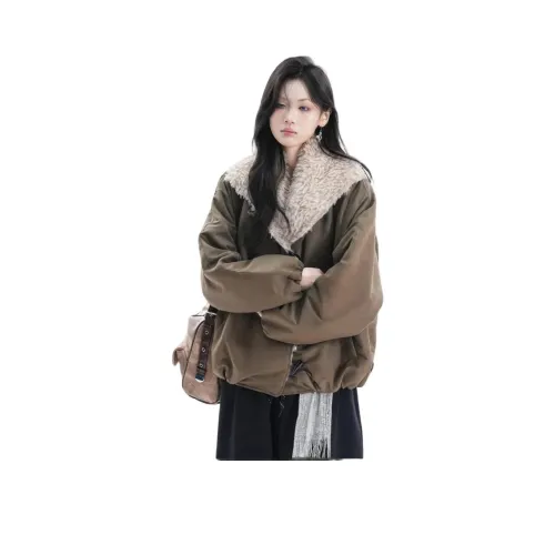 PAZZO Хаки Женские пуховики