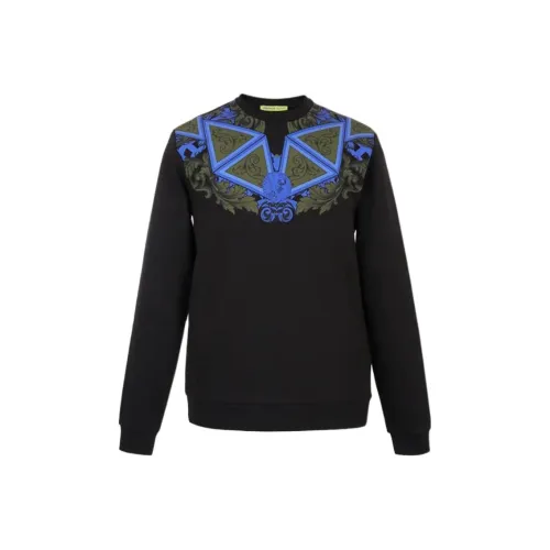 VERSACE JEANS Синий Черный Мужской Свитшот