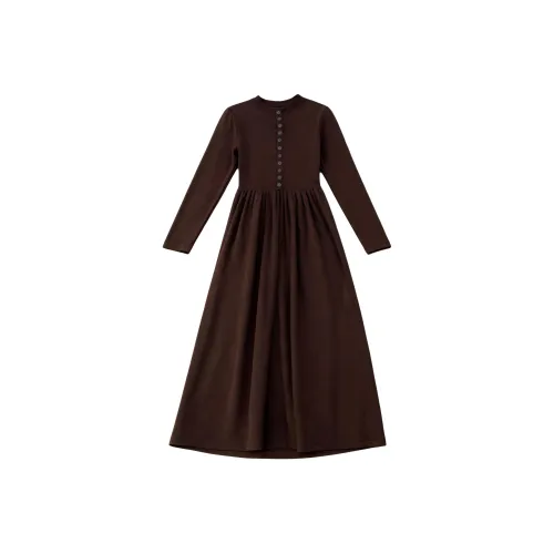 XGXR Длинное платье с длинным рукавом женское