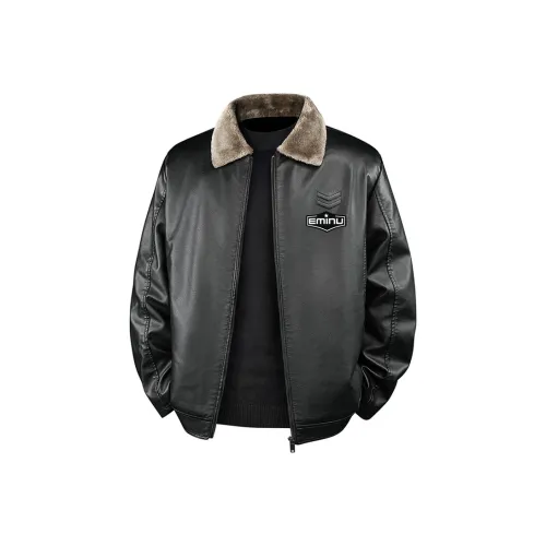 EMINU Мужские кожаные куртки